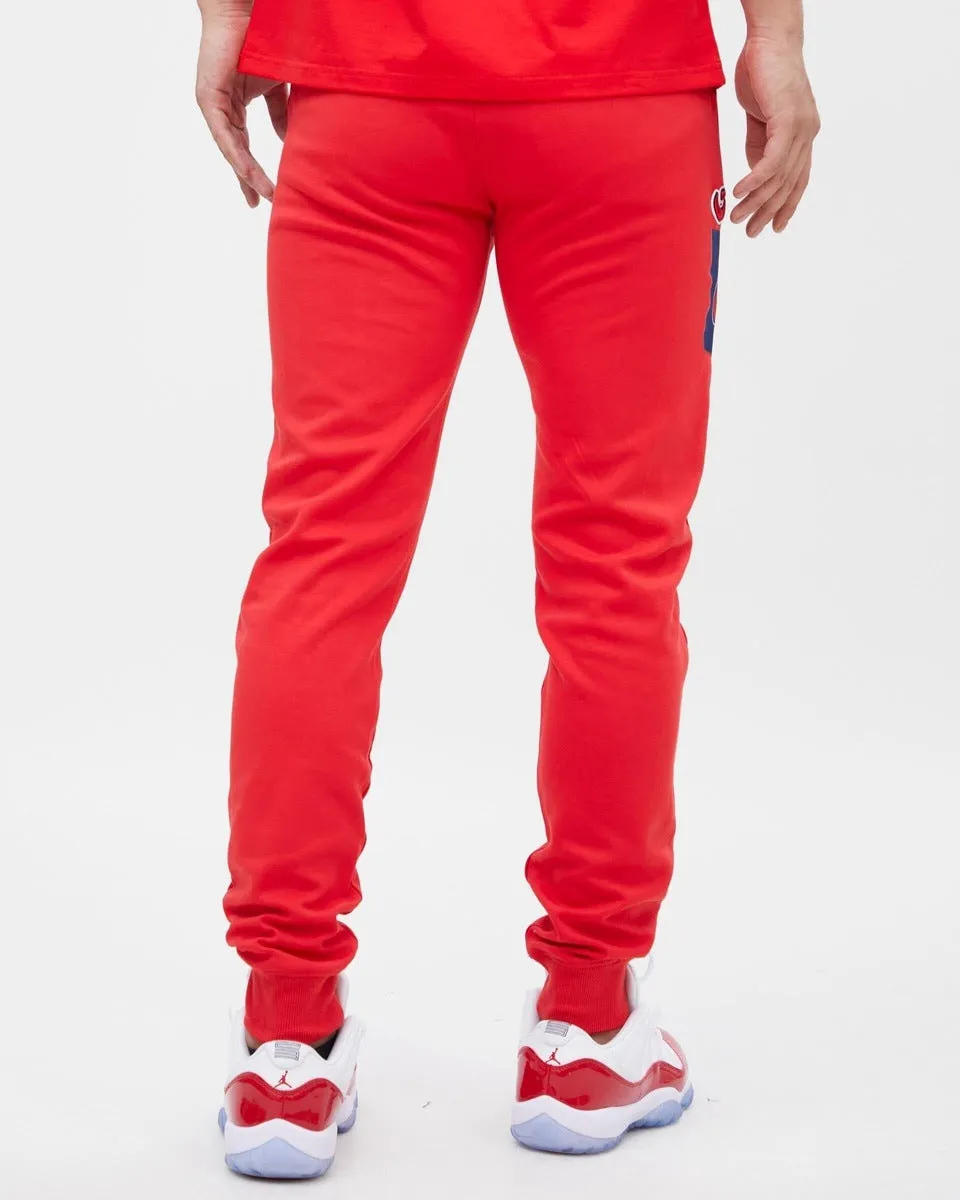 MLB ATLANTA BRAVES HOMETOWN MEN'S JOGGER (RED)