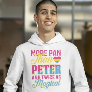 More Pan Than Peter | LGBT  Merch | Pansexual Pride Unisex Hoodie