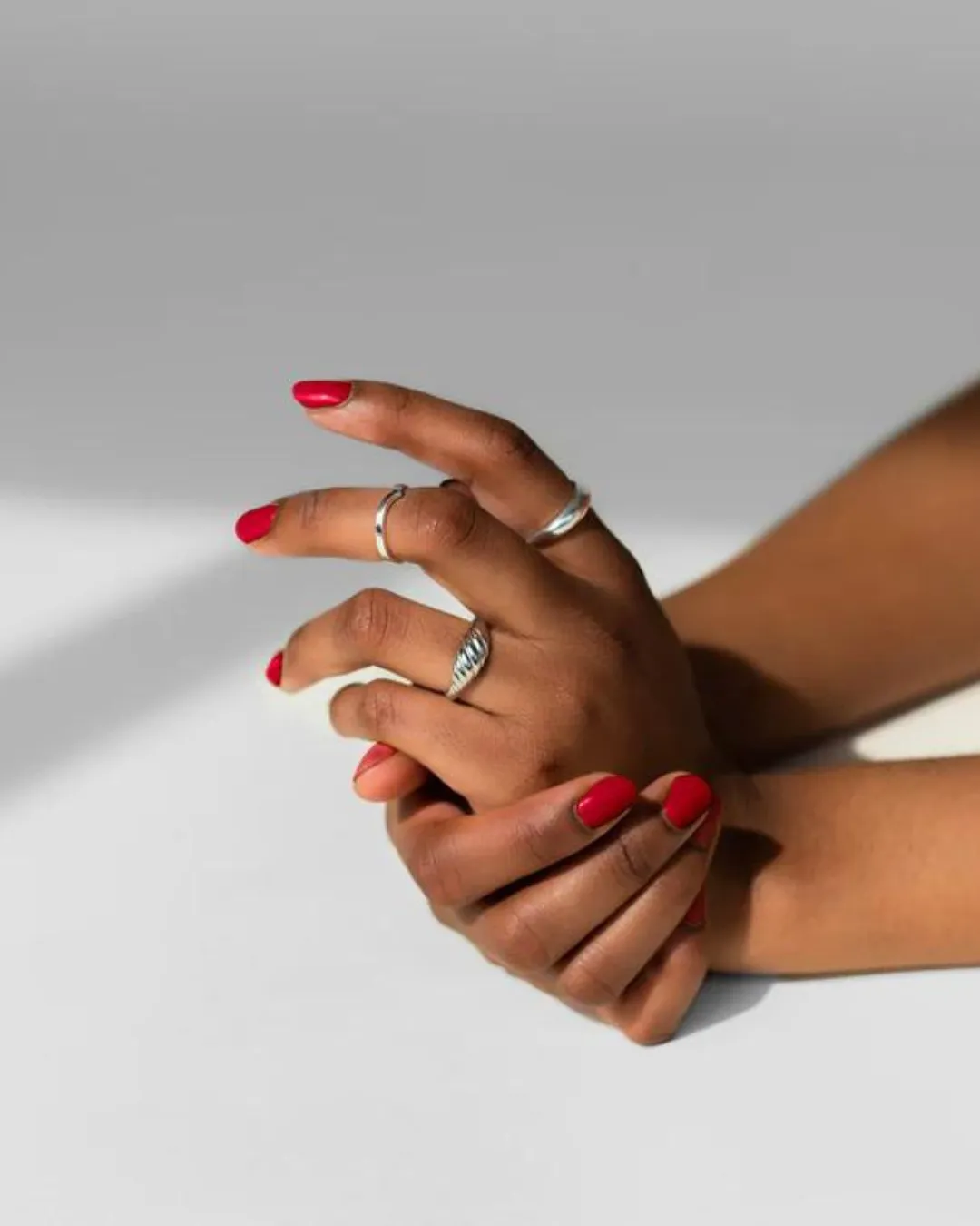 Nail Polish Lady In Red