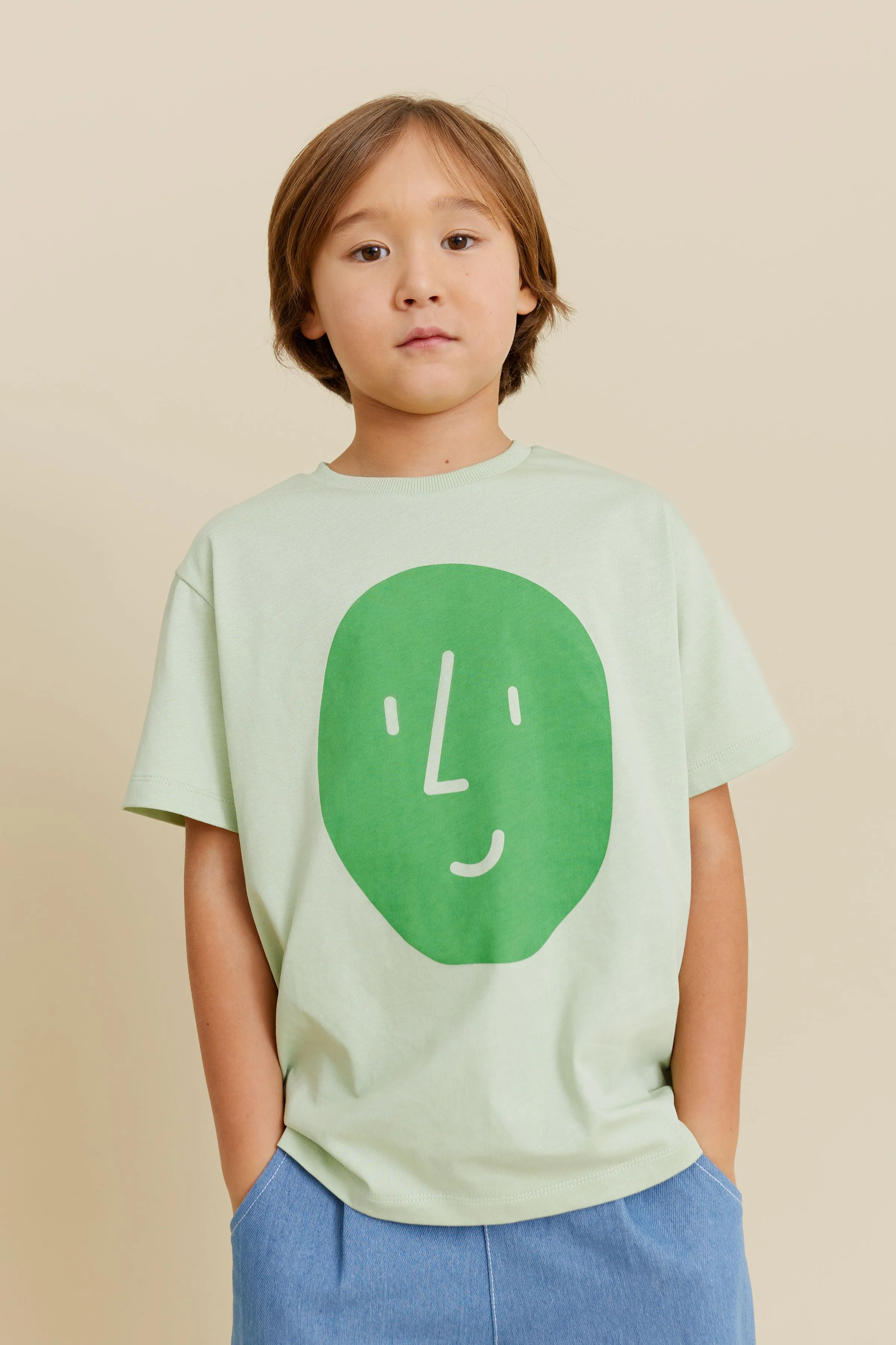 Potato Tee (Green on Green)