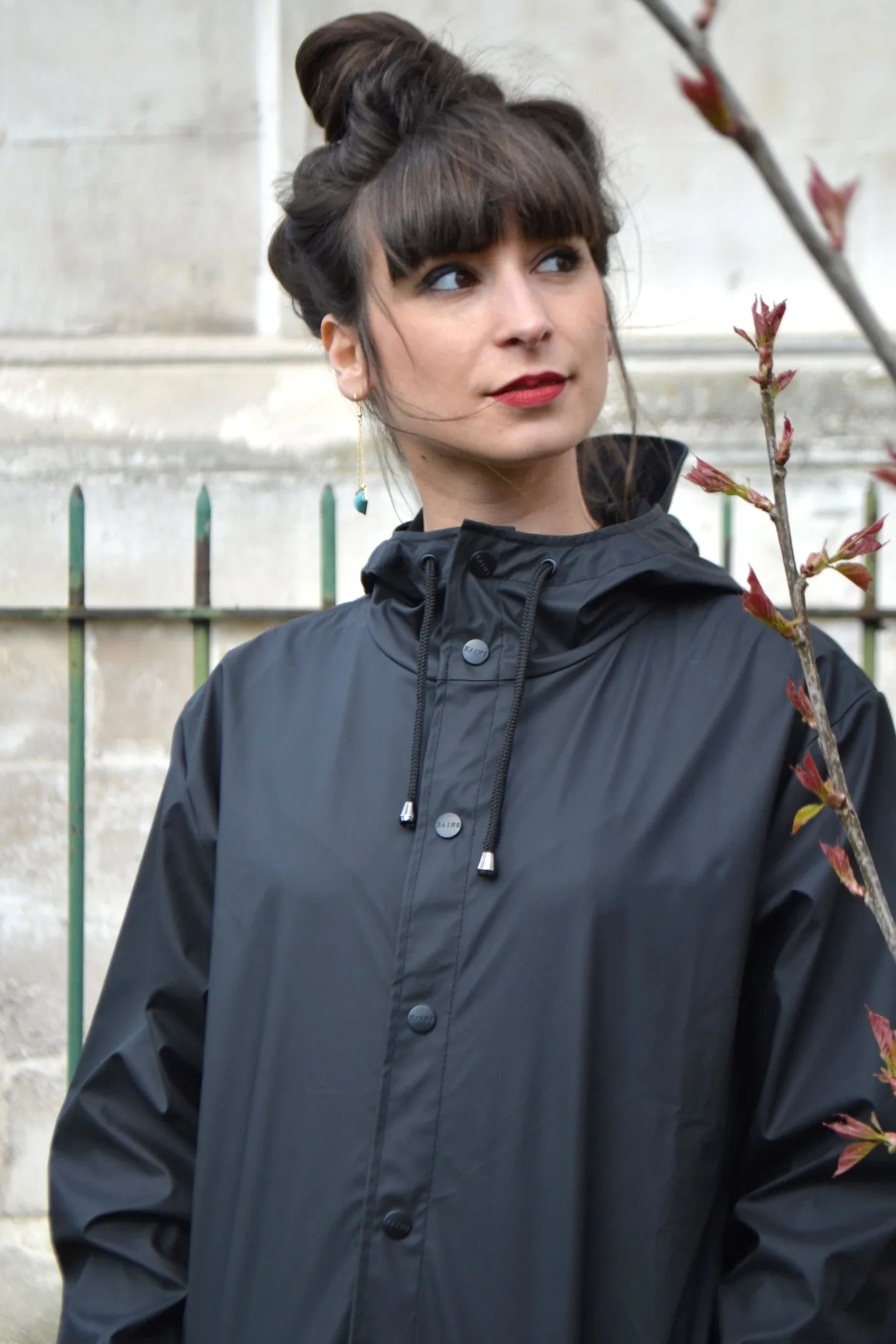 Rains Black Jacket