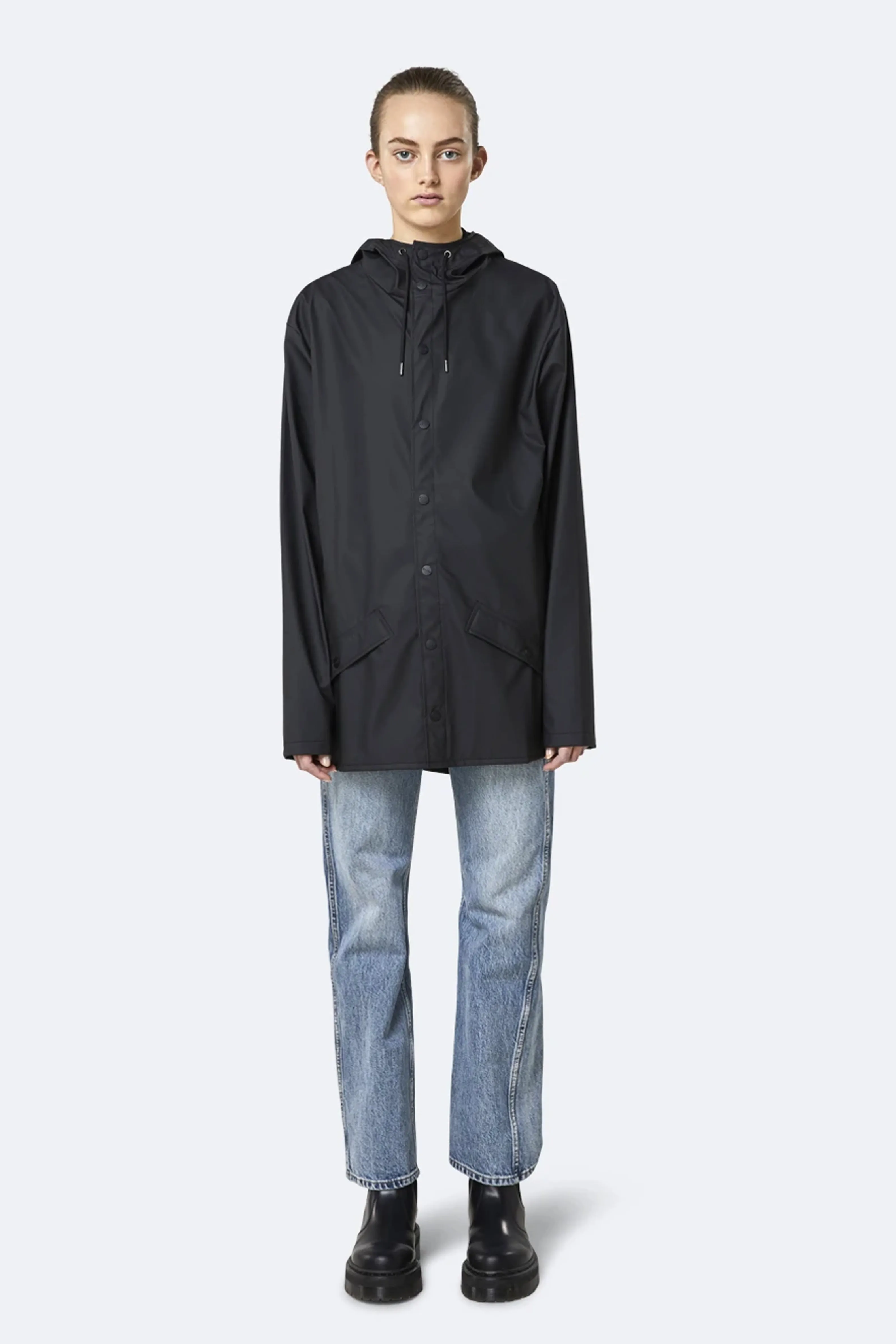 Rains Black Jacket