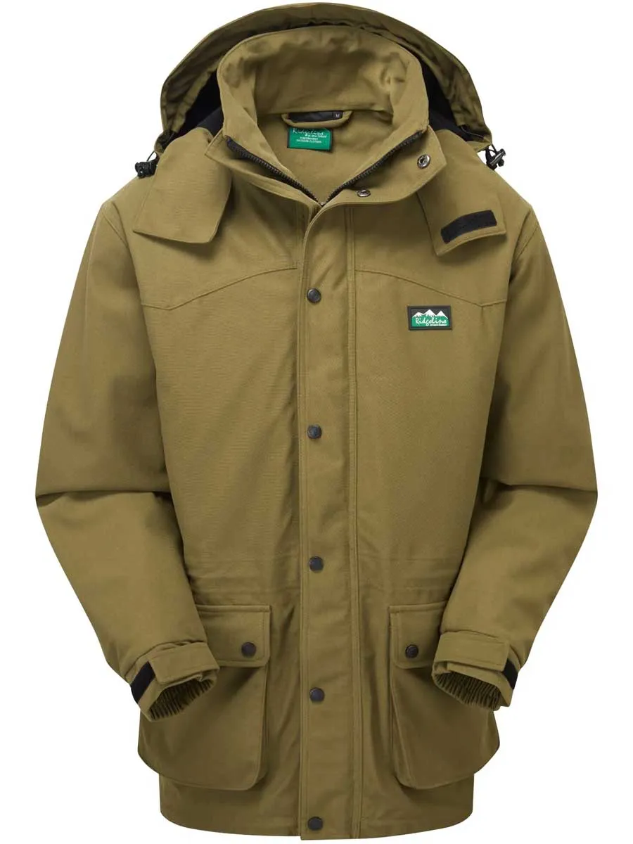 RIDGELINE Mens Torrent III Jacket - Teak