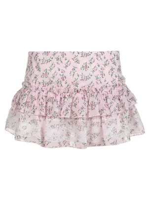 Roselyn Floral Mini Skirt