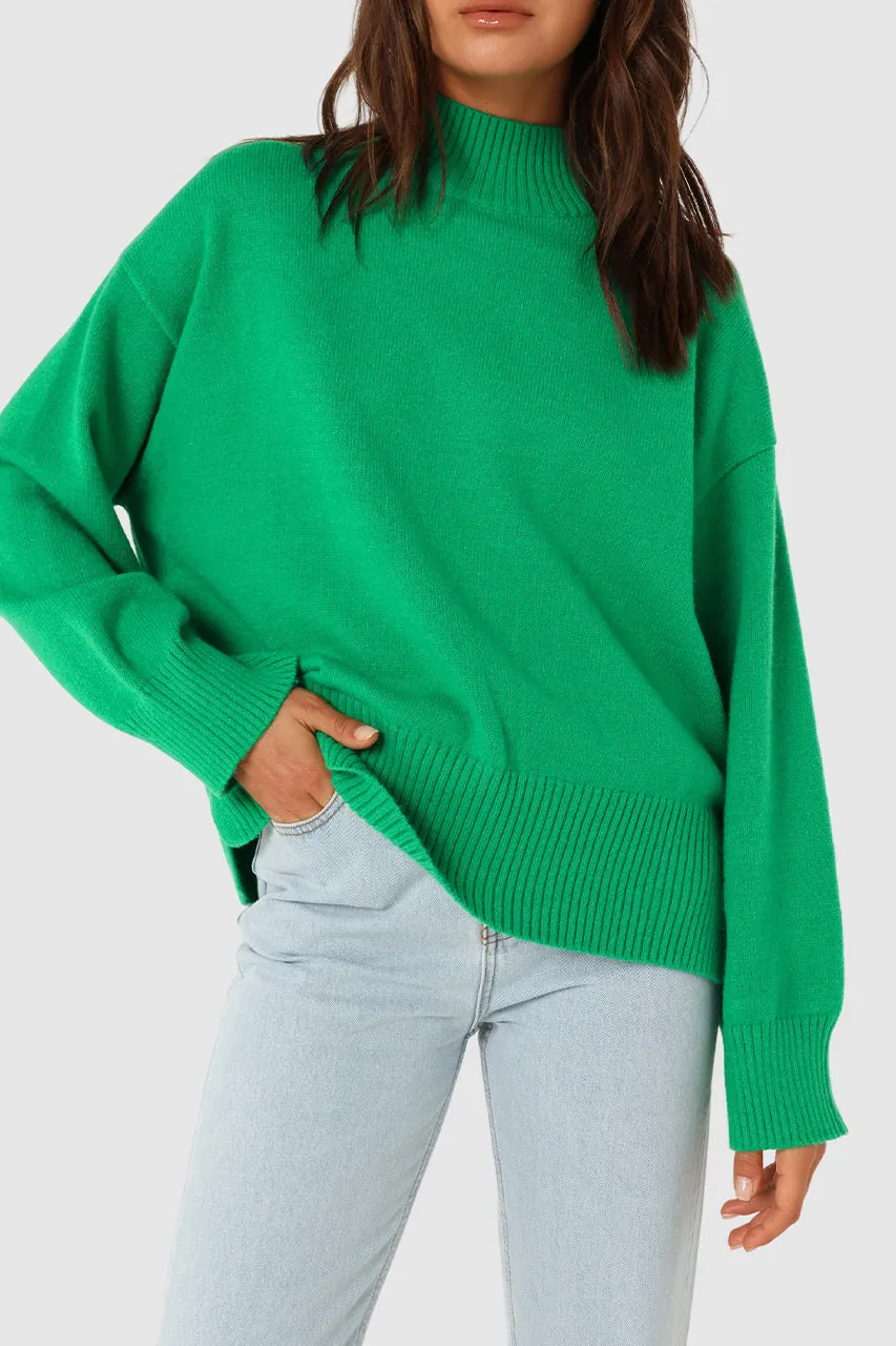 Sabrina Knit Jumper | Green