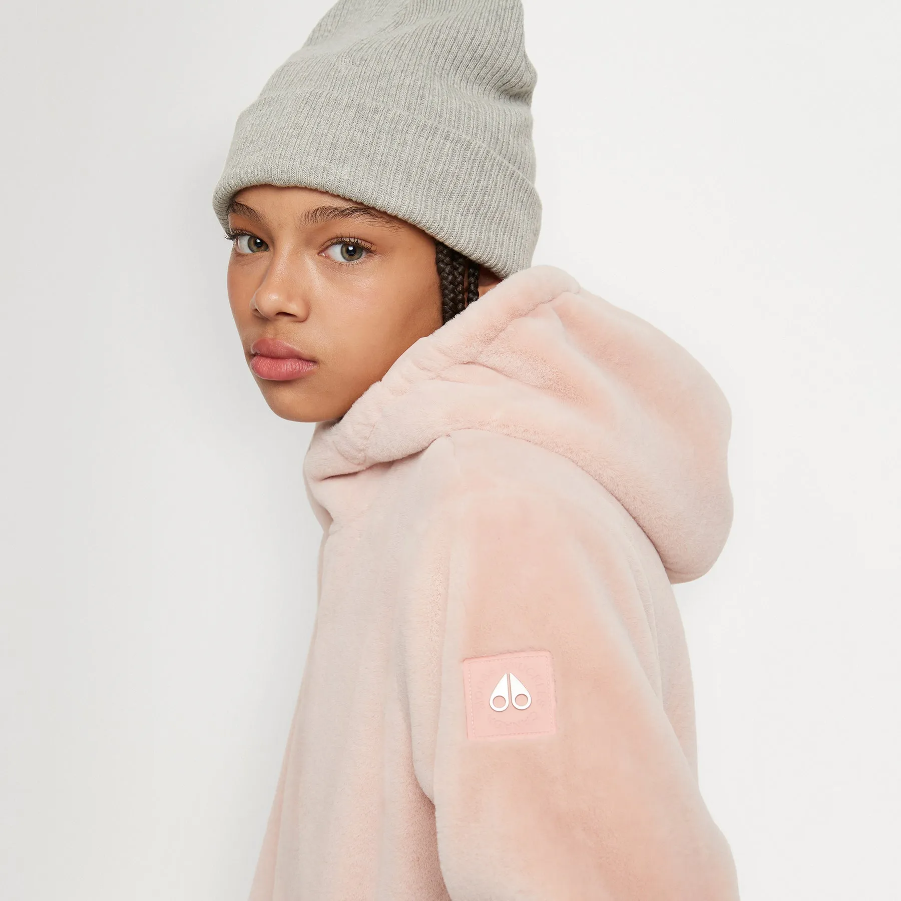 Simcoe Reversible Bunny Jacket - Dusty Rose