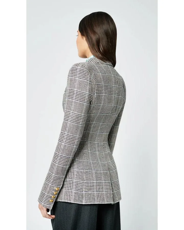 Smythe Glen Check Pattern DB Pagoda Blazer