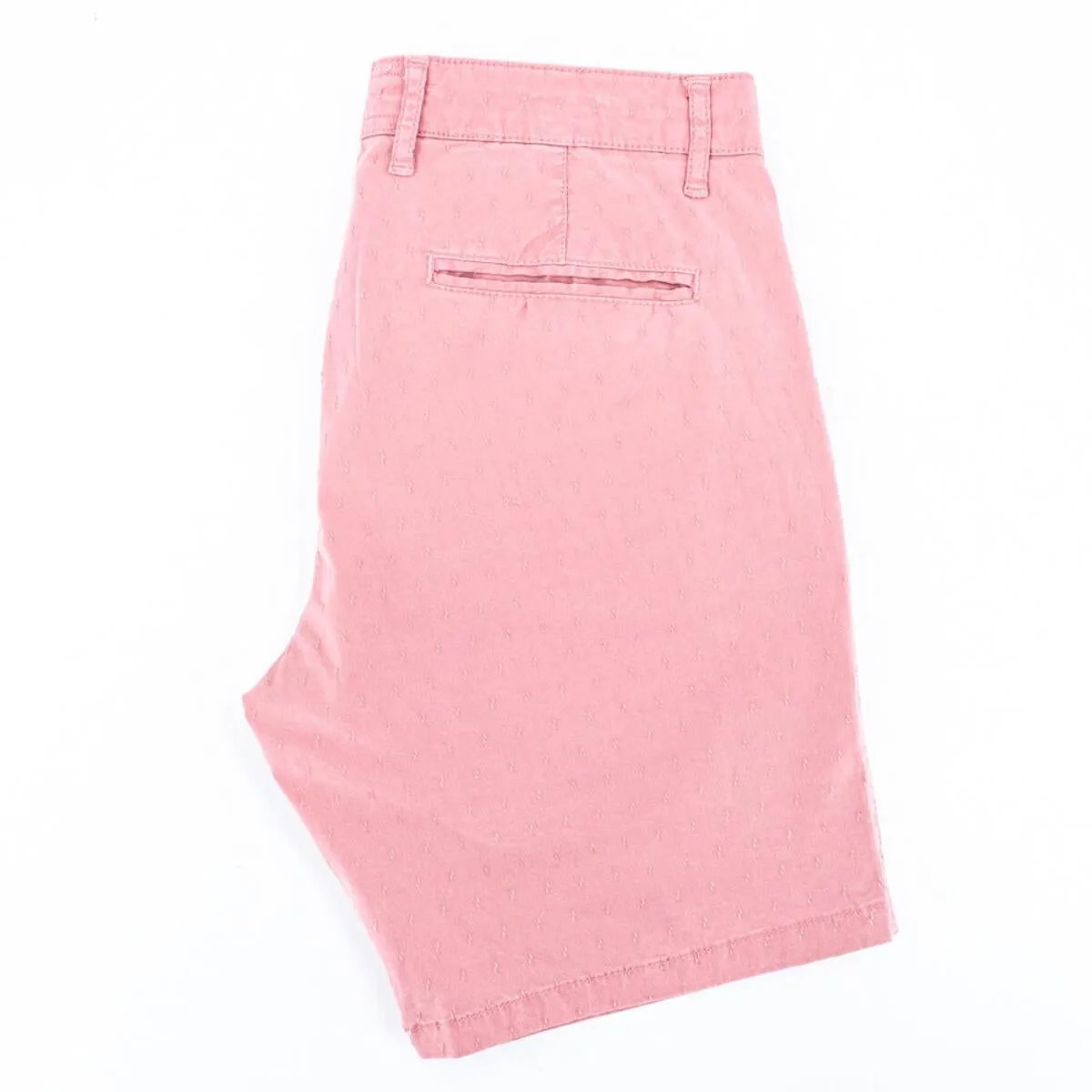 Solid Pink Cotton Shorts by EightX