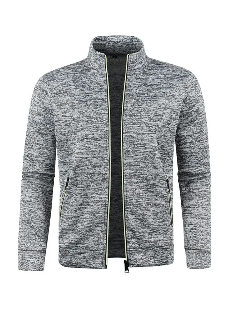 Stylish Men's Sweatshirts With Zippered Collar - SF0383