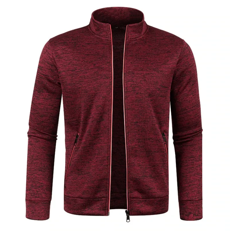 Stylish Men's Sweatshirts With Zippered Collar - SF0383