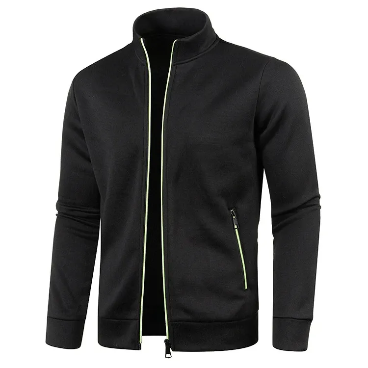 Stylish Men's Sweatshirts With Zippered Collar - SF0383