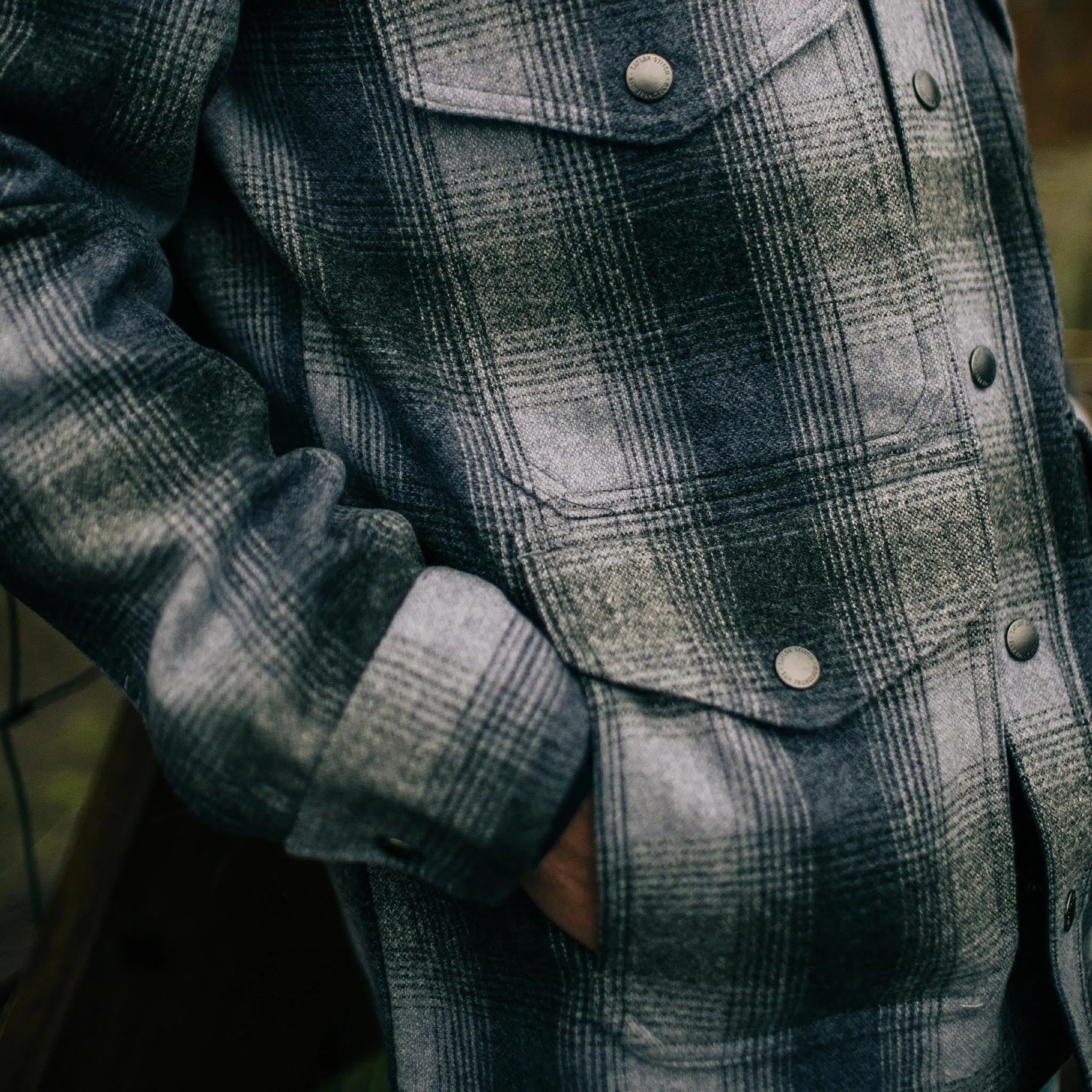 The Forester Jacket in Ash Plaid