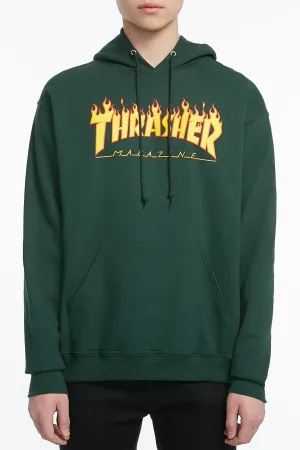 Thrasher Guys Flame Green Graphic Hoodie