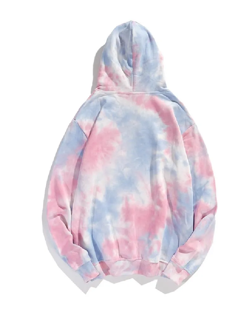 Tie Dye Loose Fitting Hoodie