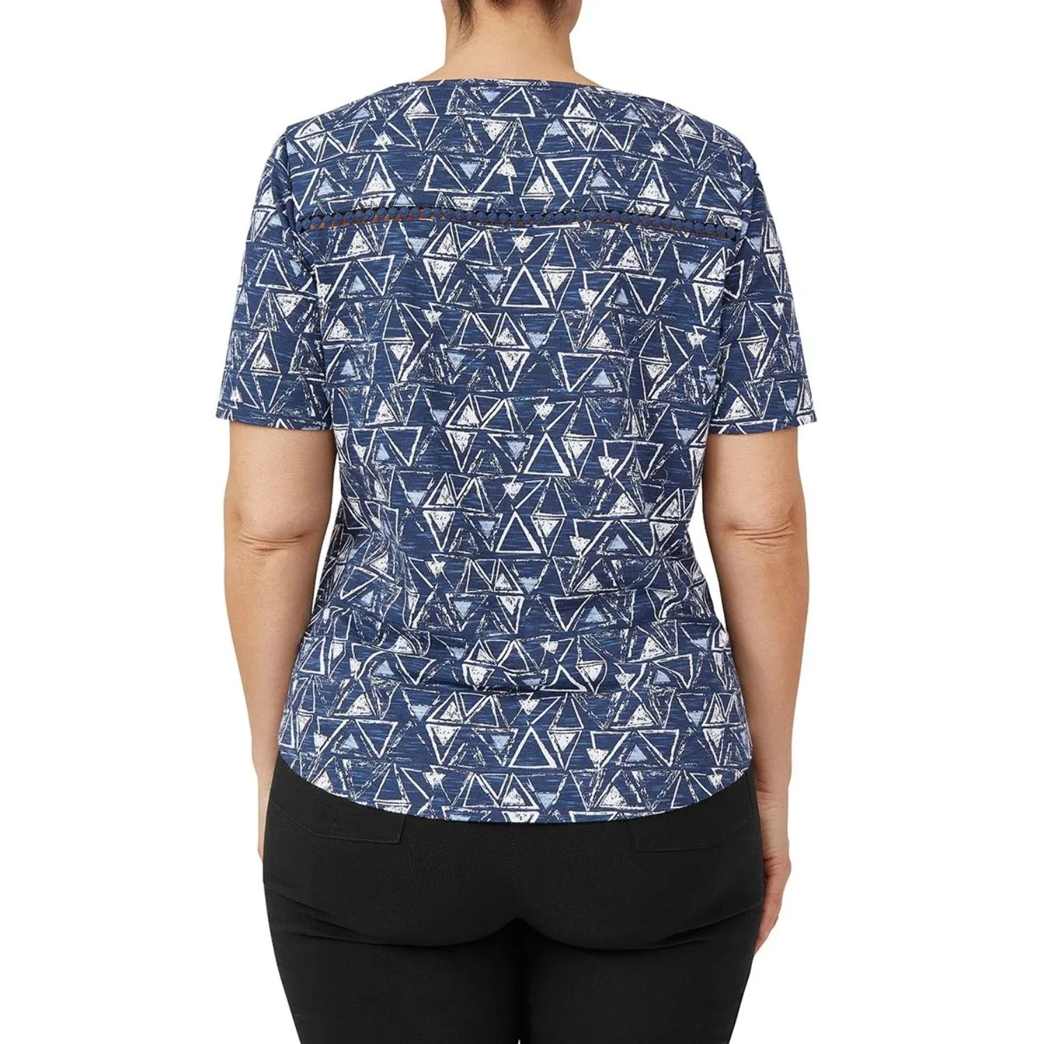 TIGI 10/12 Lattice Trim Print Top