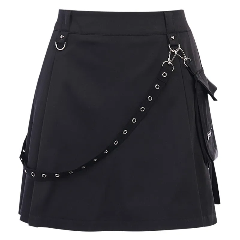 Y2K Goth Style Skirt